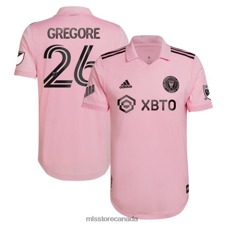MLS Jerseys Men Inter Miami CF Gregore Adidas Pink 2022 The Heart Beat Kit Authentic Team Player Jersey 2X6041115