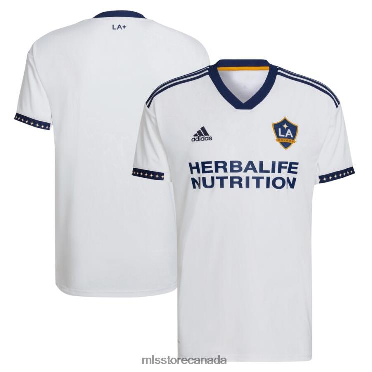 MLS Jerseys Men LA Galaxy Adidas White 2022 City of Dreams Kit Replica Blank Jersey 2X604312