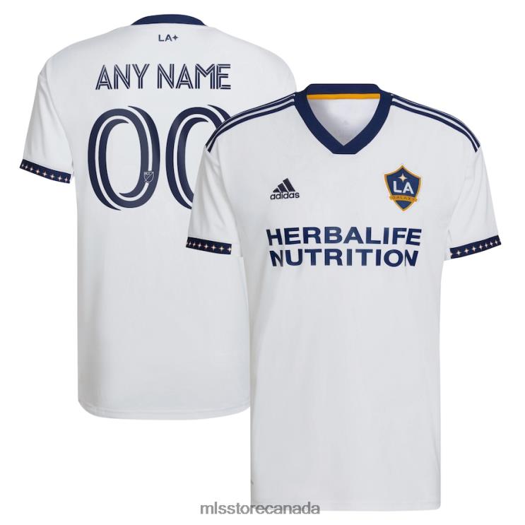 MLS Jerseys Men LA Galaxy Adidas White 2022 City of Dreams Kit Replica Custom Jersey 2X604607