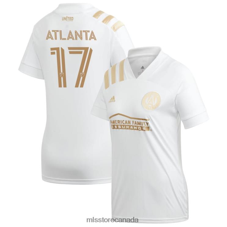 MLS Jerseys Women Atlanta United FC Adidas White 2020 King's Replica Jersey 2X604960